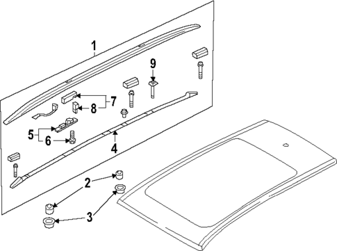 Exterior Trim - Roof for 2025 Audi Q7 #0