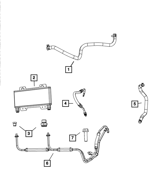 68028573AA - Steering: Hose &amp; Quick Connect Hose Package for Mopar Image