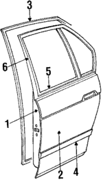 12520512 - Body: Door Shell for Pontiac: Grand Prix Image