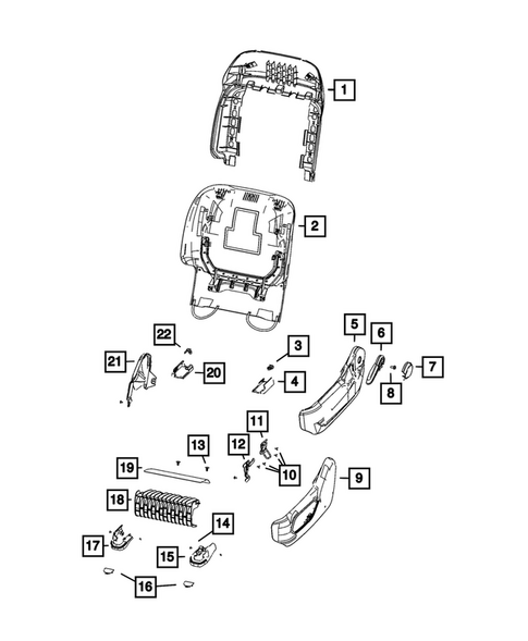Front Seats - Adjusters, Recliners, Shields and Risers for 2026 Jeep Cherokee #1
