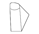 70495692000 - Body: Fuel Door Cushion for Honda: Accord, Civic, CR-V, Fit, HR-V, Odyssey, Pilot, Prelude, Ridgeline, S2000 Image