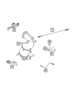 68266491AA - Electrical: Catalytic Converter Bracket for Mopar Image