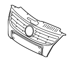 1Q0853651NYAG - Body: Upper Grille for Volkswagen: Eos Image