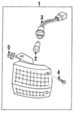 B6110D4560 - : Park Lamp for Nissan Image
