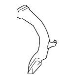 AH6Z19E630B - Body: Defroster Duct Extension for Lincoln: MKZ Image
