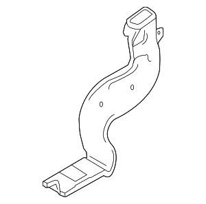 6E5Z18C420AA - Body: Instrument Panel Air Duct for Ford Image