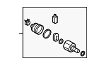 495351R001 - Front Drive Axle: Inner Cv Joint for Hyundai: Accent Image