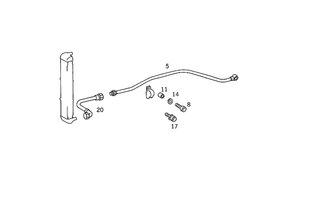 1262701596 - MB Automatic Transmission: Line for Mercedes-Benz: 380SE, 380SEL, 560SEL Image image