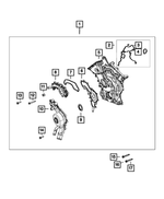 6101959 - 3.6L Gas w/BSG; Engine: Hex Head Screw And Washer for Mopar Image