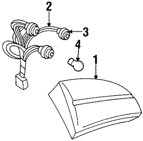 Backup Lamps for 1992 Pontiac Bonneville #0