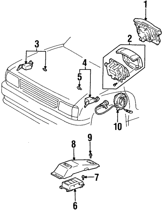 8430634010 - Electrical: Air Bag Clock Spring for Toyota Image