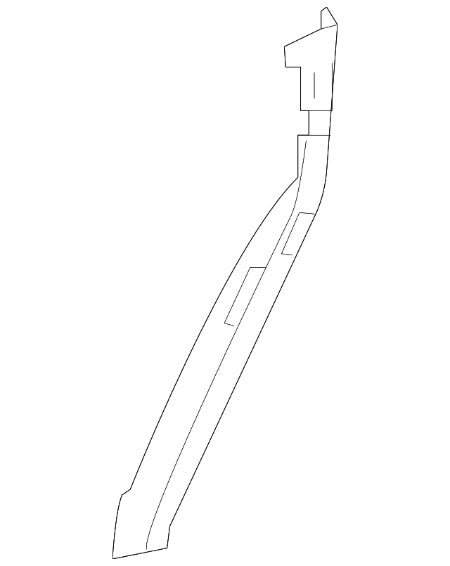 23141875 - Driver Side Quarter Inner Panel Lower Extension GM 2016-2020 ...