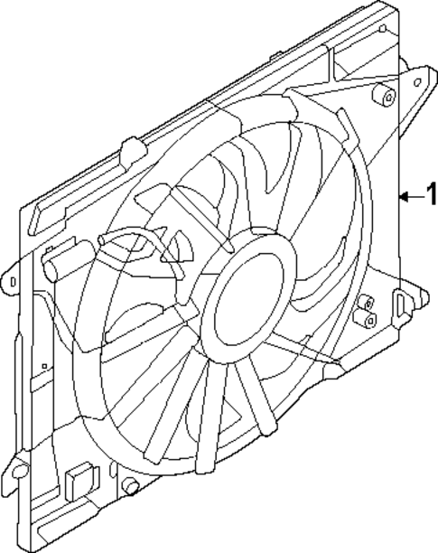 Cooling Fan for 2025 Ford Maverick #1