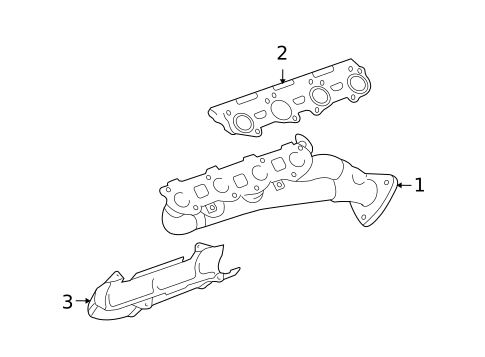 Exhaust Manifold for 2008 Toyota Tundra #0
