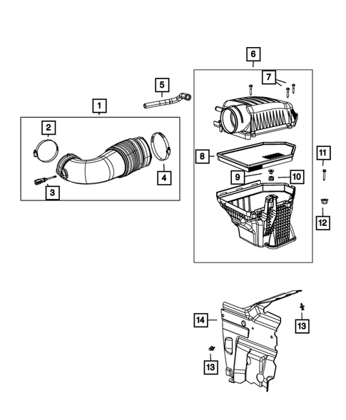 Air Cleaner for 2021 Dodge Challenger #2