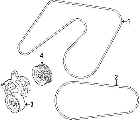 Belts & Pulleys for 2025 INFINITI QX80 #0