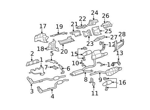 Exhaust Components for 2014 Mercedes-Benz C63 AMG #1