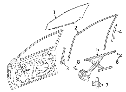 Front Door for 2019 Toyota Avalon #0