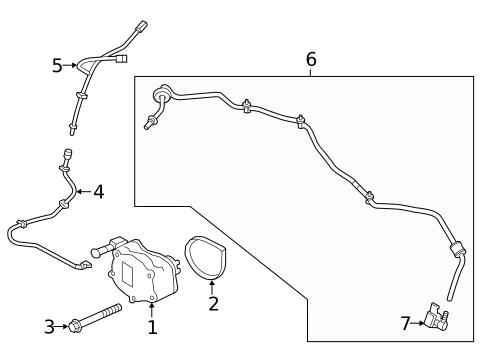 Master Cylinder - Components On Dash Panel for 2020 Land Rover Range Rover Velar #1
