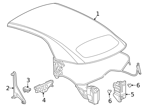 Cover & Components for 2018 Buick Cascada #1