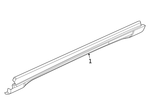 Exterior Trim - Pillars for 2023 Jeep Grand Wagoneer L #0