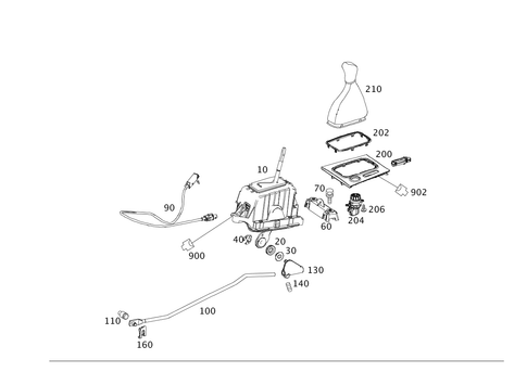 Automatic Transmission Center Shifter Console for 2012 Mercedes-Benz C350 #0