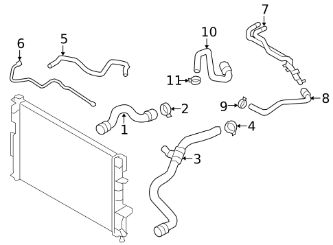 Hoses & Lines for 2016 Volvo XC70 #0
