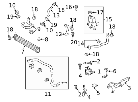 Inverter Cooling Components for 2013 Toyota Prius #0
