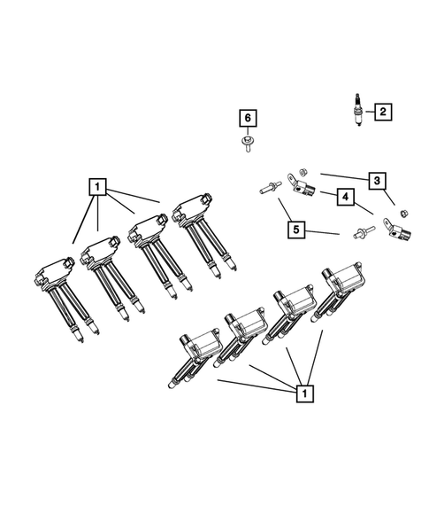 Ignition, Spark Plugs, Cables, Coils, and Glow Plugs for 2021 Jeep Grand Cherokee #0