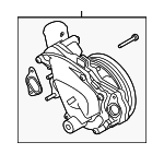 LR097165 - Cooling System: Water Pump Assembly for Land-Rover Image