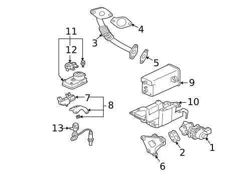EGR System for 2007 Mitsubishi Endeavor #0