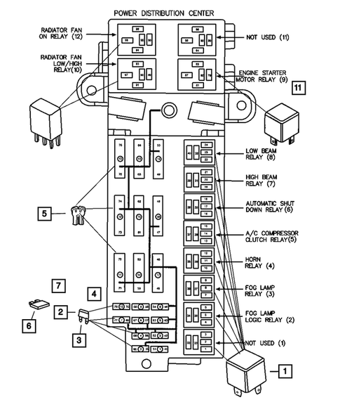 Relays for 2005 Dodge Viper #0