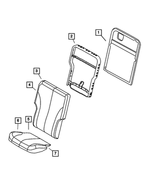 YM781J3AA - Interior Trim: Seat Back Panel, Right for Chrysler: Pacifica Image