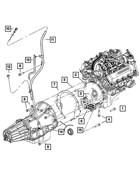 Transaxle Assembly for 2007 Dodge Ram 1500 #0