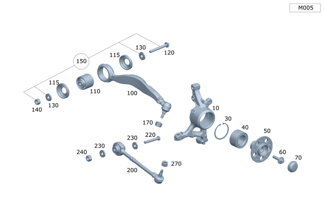 2123330397 - Front Axle: Sealing Bellows for Mercedes-Benz: CLS400, CLS550, CLS63 AMG, CLS63 AMG S, E250, E350, E550 Image image