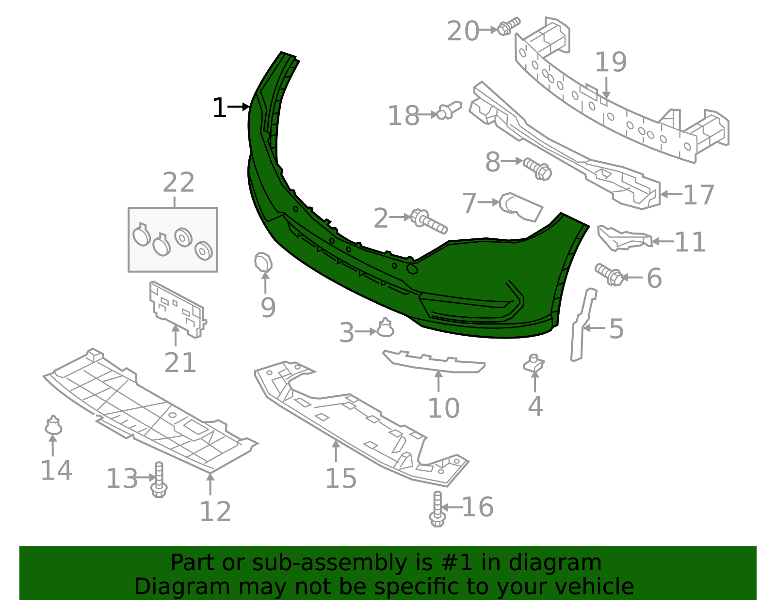KL2F-50-031-9U - Front Bumper W O Parking | Mazda Parts Factor