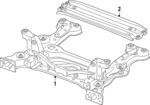 1EA199599B - Suspension: Cross Bar for Audi: Q4 e-tron Image