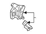 64115A5D0E8 - HVAC: Outer Bracket for BMW Image