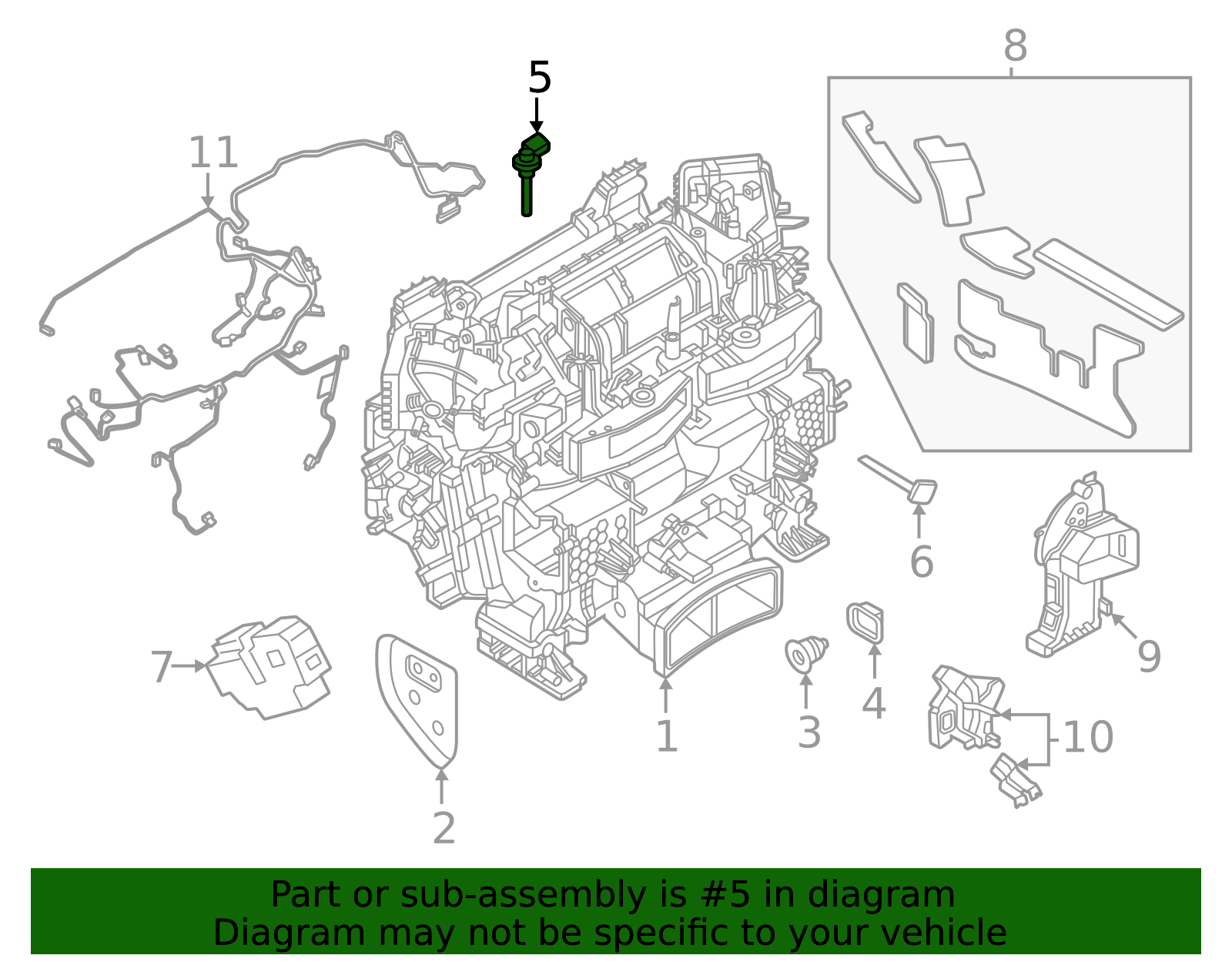 Genuine BMW 64-11-5-A2C-2D5 | Temp Sensor | FREE Shipping on Most ...