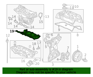 2016-2026 Honda Engine Oil Sump Windage Tray 11221-RPY-G00 | OEM Parts ...