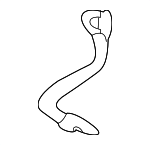 99635558107 - : Brake Line for Porsche: 911, Boxster, Cayman Image