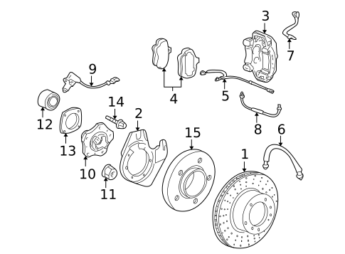 Disc Pads & Brake Shoes for 2012 Porsche 911 #0