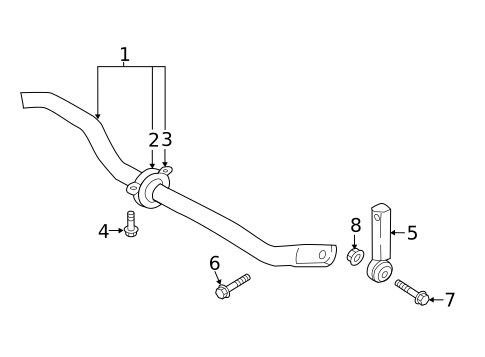 Stabilizer Bar & Components for 2022 Audi SQ7 #2