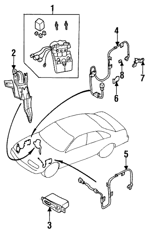 Anti-Lock Brakes for 1996 INFINITI Q45 #0