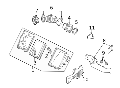 Fuel Injection System & Related Components for 2005 Ford Taurus #0