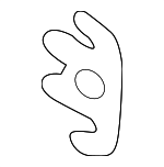 MR436620 - Body: Lower Hinge Shim for Mitsubishi: Montero Image