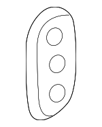 MB888461 - Body: Striker Shim for Mitsubishi: Diamante, Eclipse, Eclipse Cross, Endeavor, Galant, Lancer, Mirage, Montero, Outlander, Outlander PHEV, Outlander Sport Image