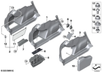 51477936969 - Vehicle Trim: Left Trunk Trim for BMW Image