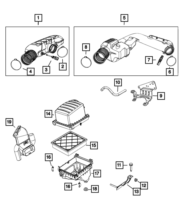 6104790AA - Fuel and Accelerator Pedal: Clamp for Mopar Image image