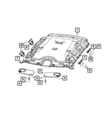 68201828AA - Interior Trim: Screw for Mopar Image